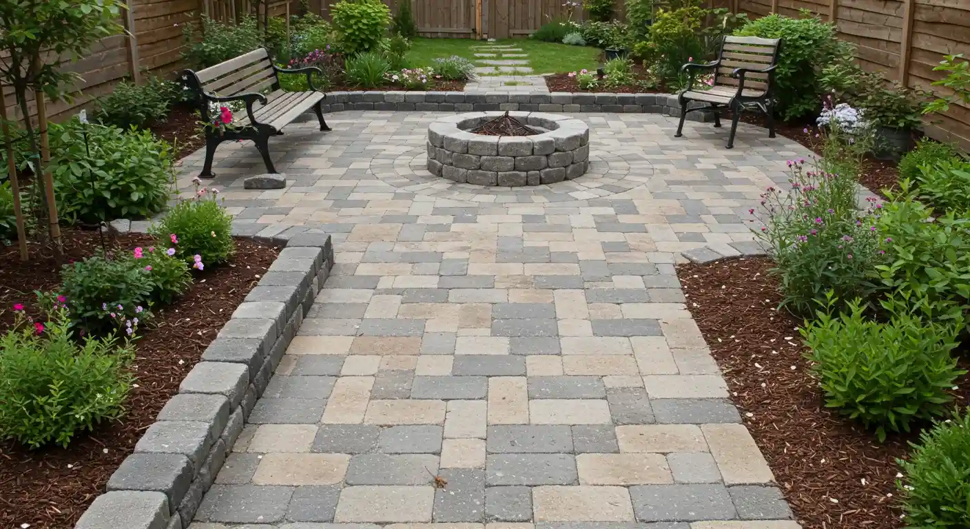 beautiful garden area