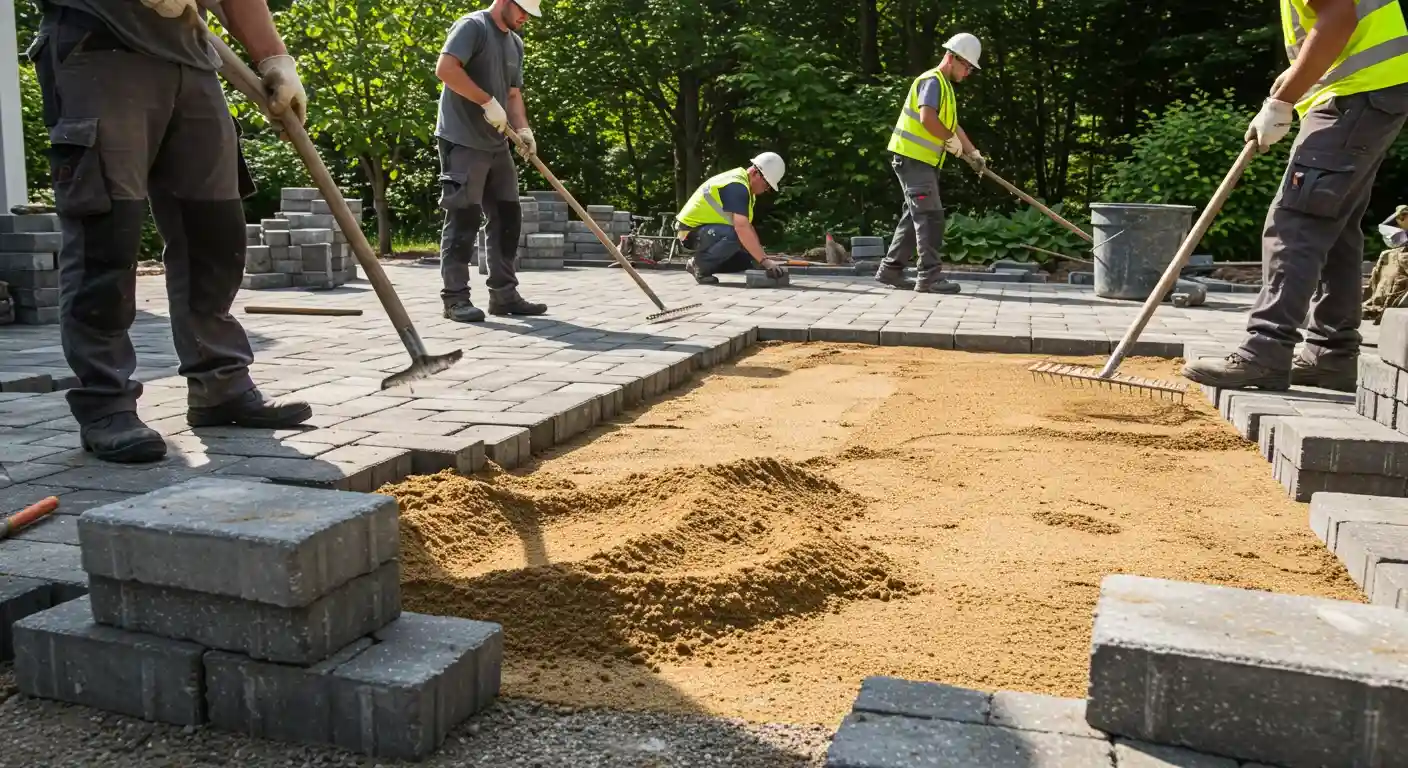 sand for pavers