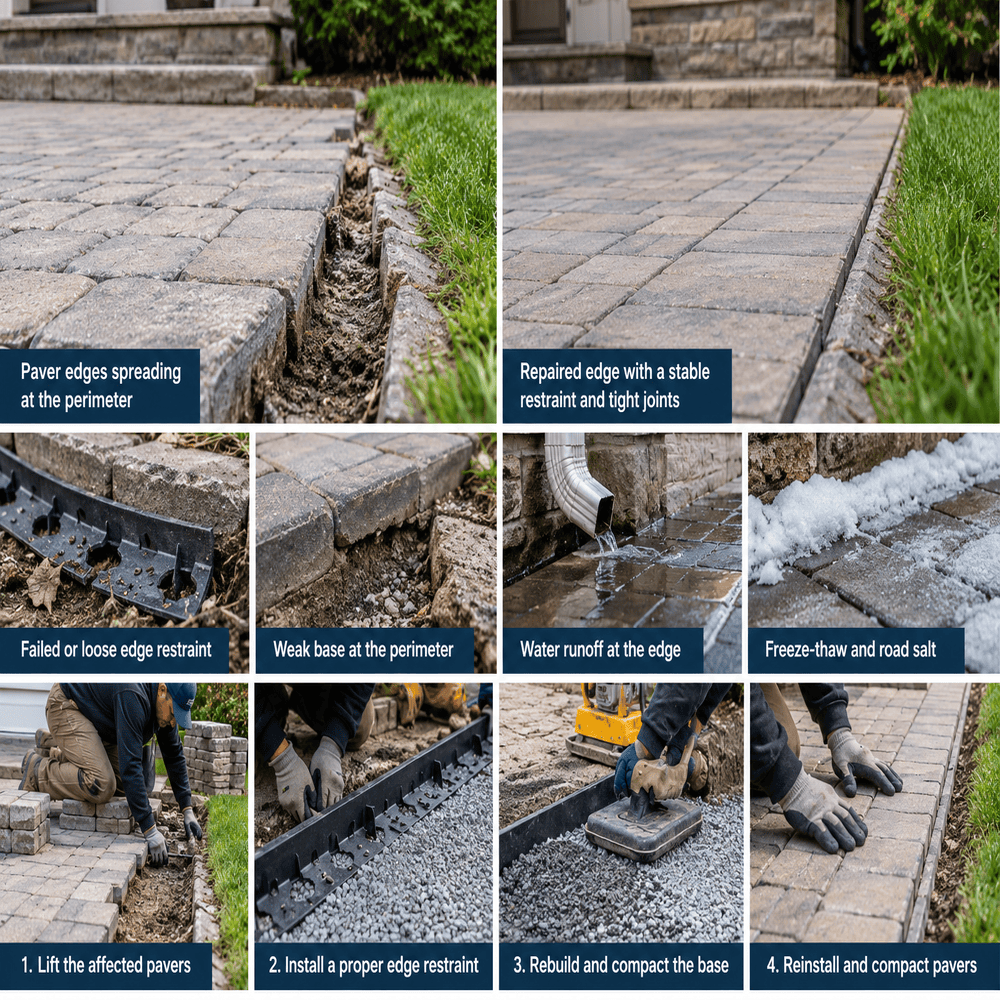  Paver Edges Repair steps

